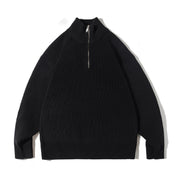 Winter Style Retro Half High Neck Sweater
