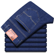 Men's Fashion Casual Stretch Fleece Jeans