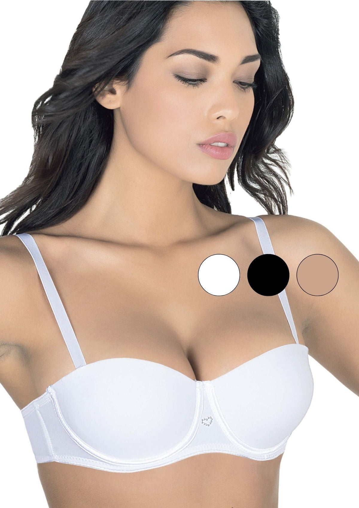 Reggiseno Balconcino Imbottito Con Spalline Staccabili Coppa B  Desyaris