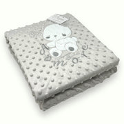 Nazareno Gabrielli - Copertina Lettino In Caldo Pile Boubble Ricamato Double Face  Ng4832-1