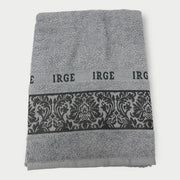 Irge Ospite E Asciugamano Spugna 100% Cotone Con Balza In Tinta Ricamata Art. Iole