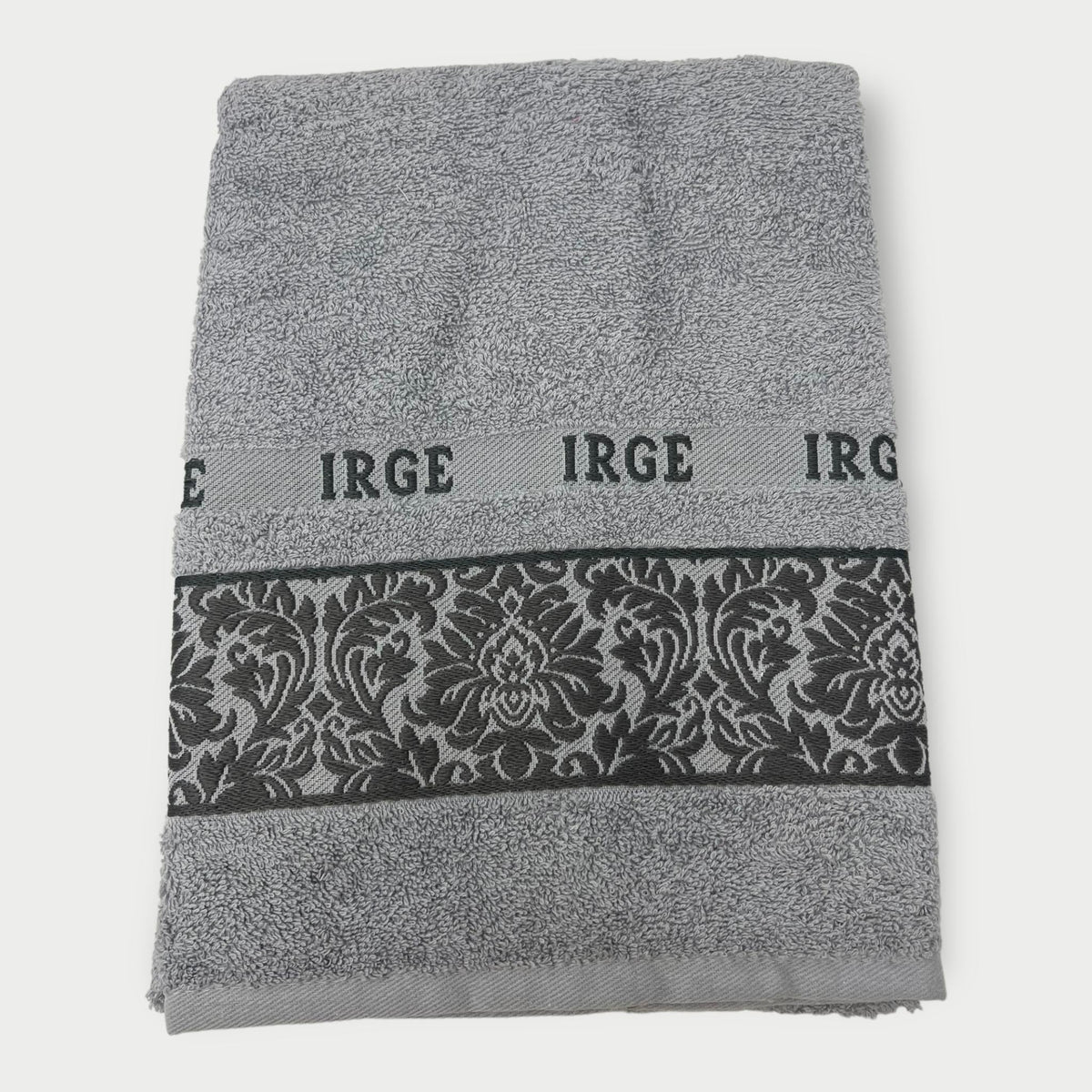 Irge Ospite E Asciugamano Spugna 100% Cotone Con Balza In Tinta Ricamata Art. Iole