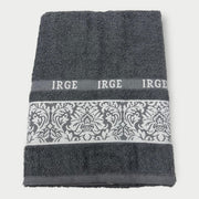 Irge Ospite E Asciugamano Spugna 100% Cotone Con Balza In Tinta Ricamata Art. Iole