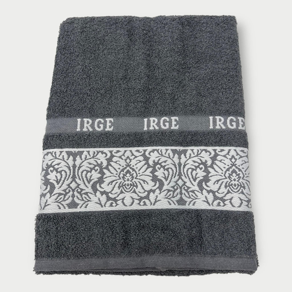 Irge Ospite E Asciugamano Spugna 100% Cotone Con Balza In Tinta Ricamata Art. Iole