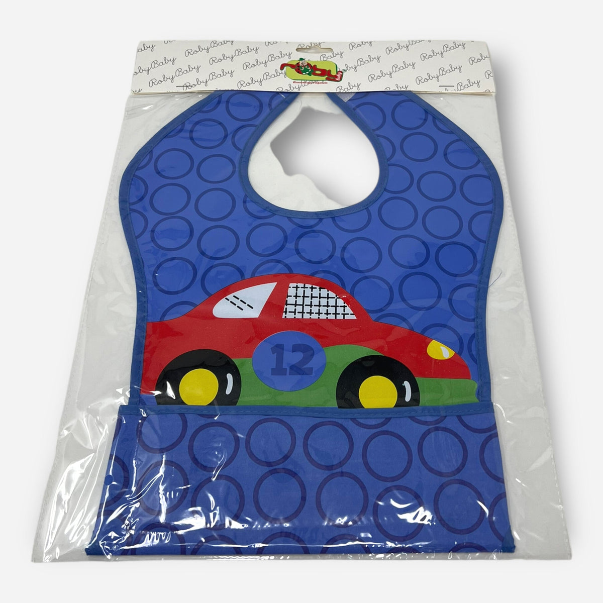 Roby Bavetta In Pvc Grande Con Velcro Stampata Maschietto Art. B8081