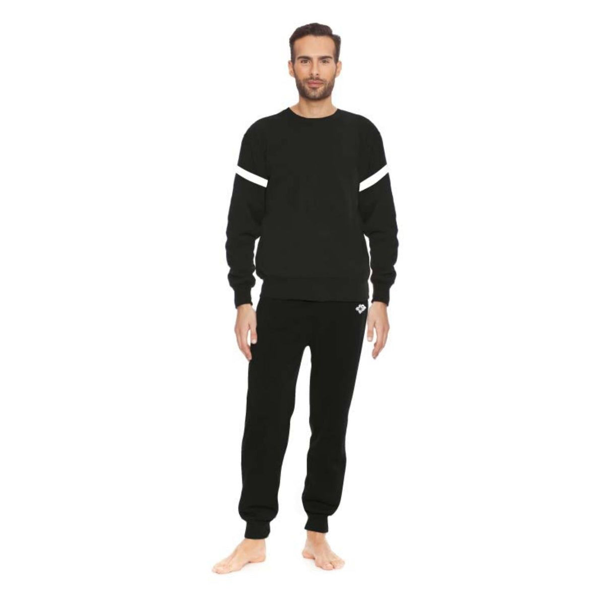 Irge Home Wear Tuta Ragazzo Invernale Girocollo In Felpina Di Cotone  Art. Su108