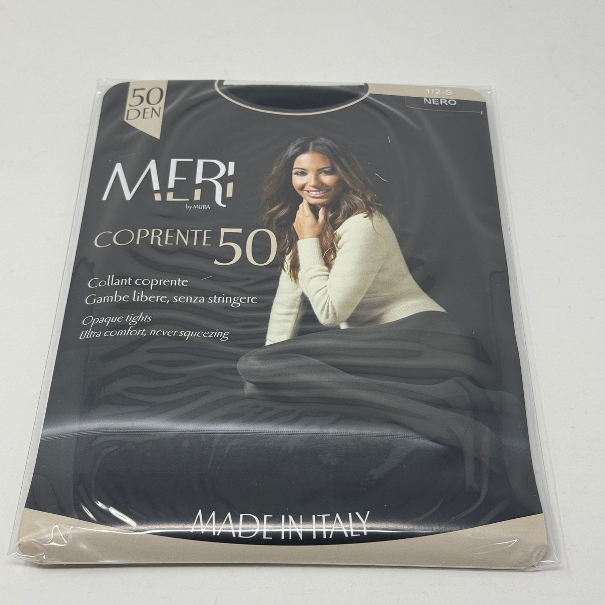 Meri - Collants Donna Coprente 50 Den - Effetto Opaco (no Stress) Art 75