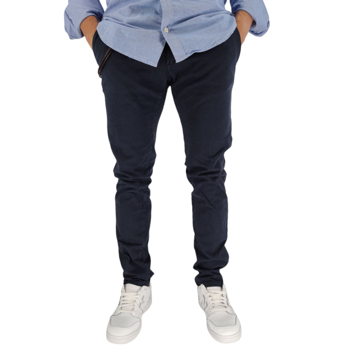 Pantaloni Carnaby Gabardina Uomo Dark Navy