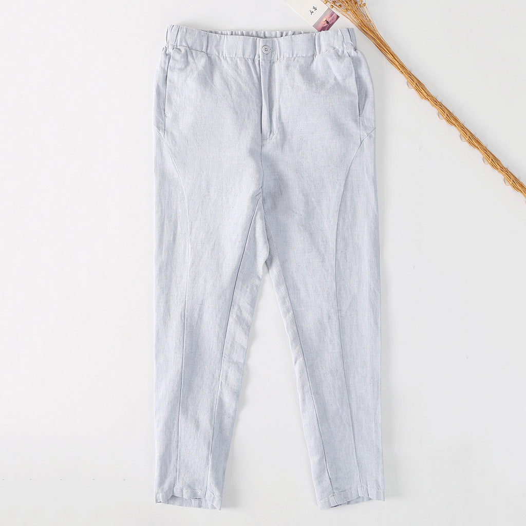 Spring Men's Casual Linen Pants