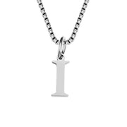 26 English Letter Necklace Titanium Steel Women's