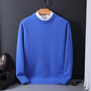 Round Neck Sweater Men's Loose Oversized Knit Bottoming Shirt