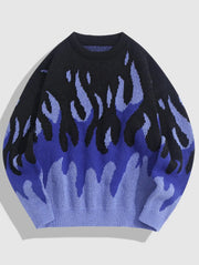 Women's Sweater Round Neck Pullover Long Sleeve