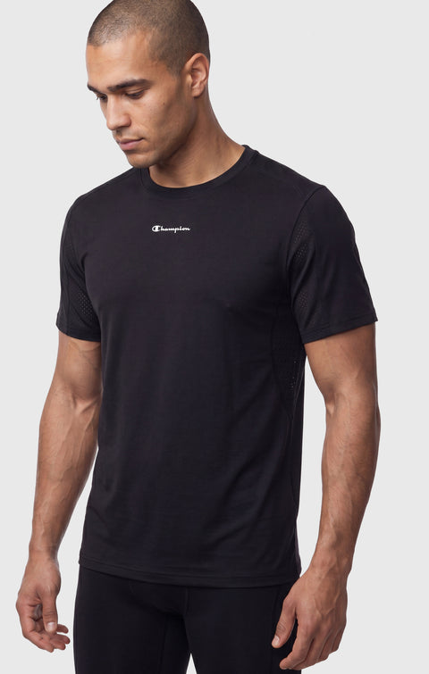 Champion T-shirt Traspirante Multisport 222655-KK001 Nero Uomo - T-shirt Sportiva