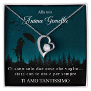 Collana Alla Mia Anima Gemella - Ti Amo tantissimo.