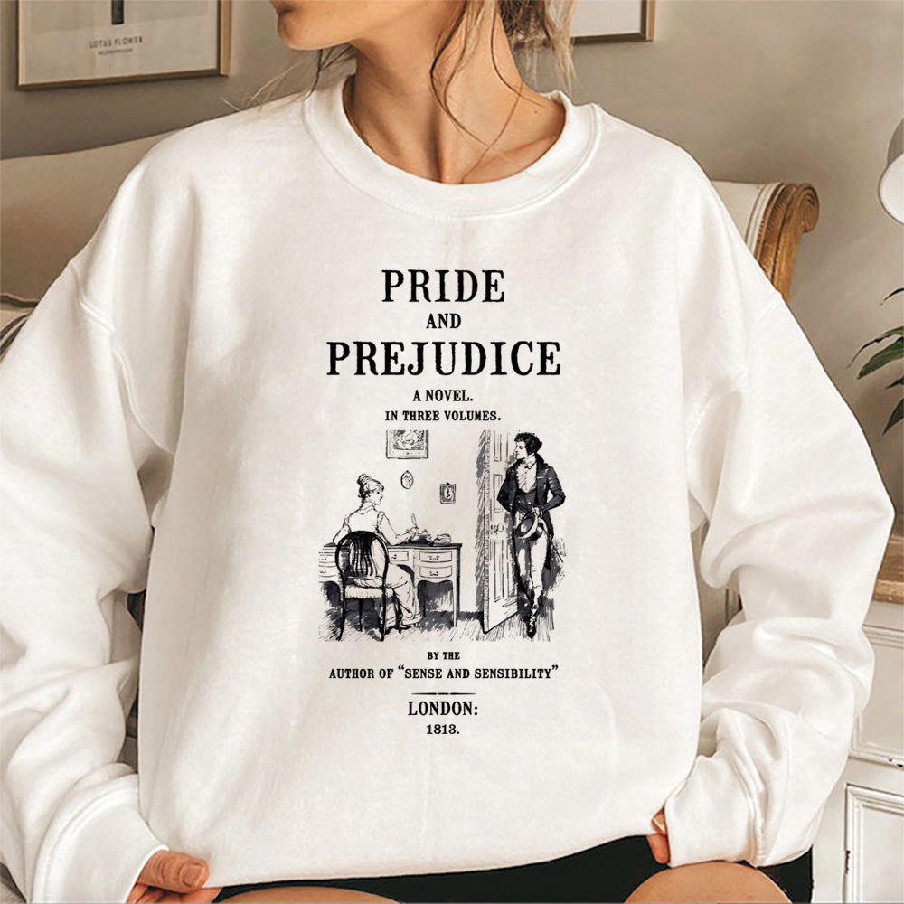Pride And Prejudice Sweatshirt Jane Austen Hoodie Literary B
