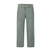 Men's Fashion Leisure Washed-out Distressed Loose Straight Trousers