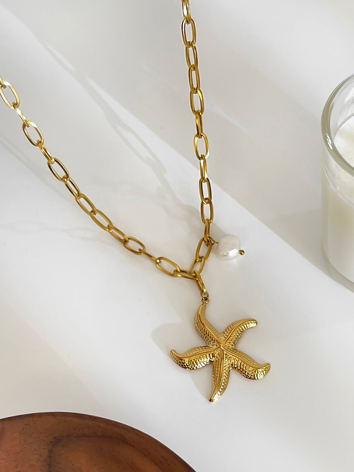 Ocean Wind Series Starfish Pendant