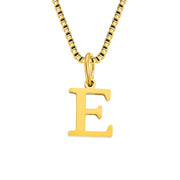 26 English Letter Necklace Titanium Steel Women's
