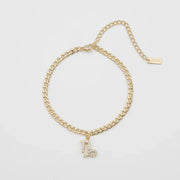Simple Micro Inlaid Zircon Chain Constellation Anklet