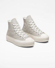 Converse Chuck Taylor All Star Lift Platform Croco Embossed A04267C desert sand-egret-black