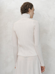 Extra Fine Merino Ribbed Cardigan