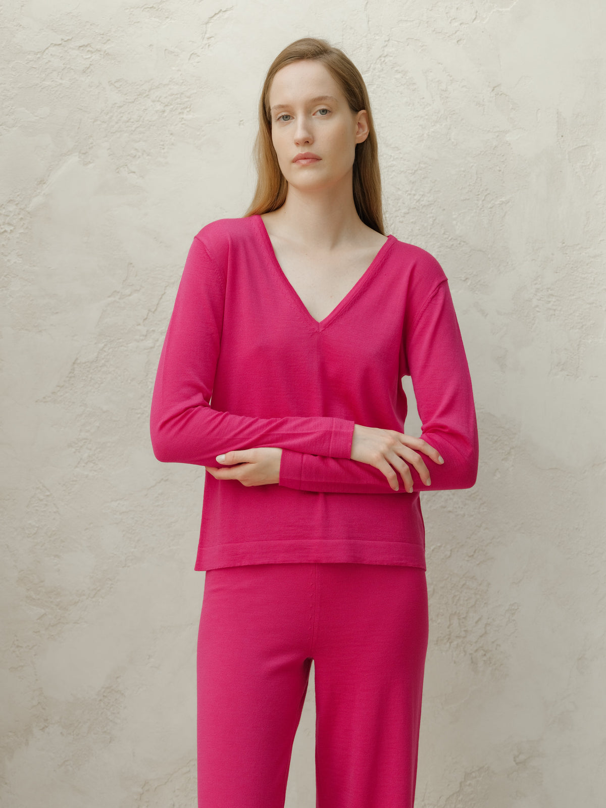 Extra Fine Merino V-Neck Sweater