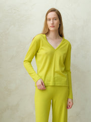 Extra Fine Merino V-Neck Sweater