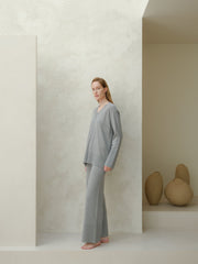 Extra Fine Merino V-Neck Maxi Sweater