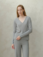 Extra Fine Merino V-Neck Sweater