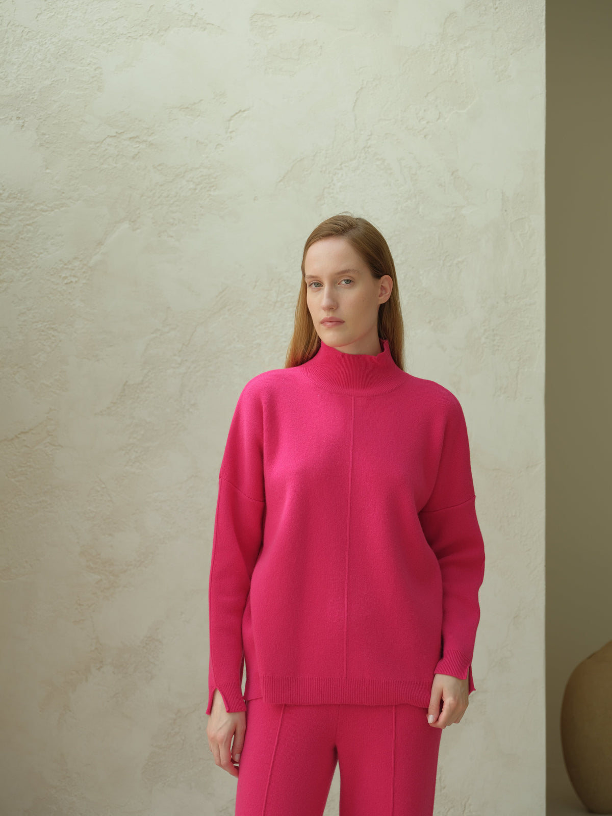 Cashmere Mix Maxi Turtleneck