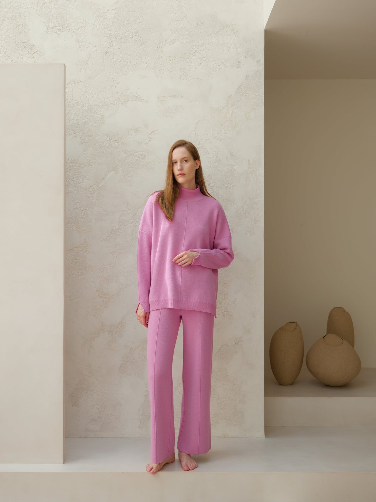 Cashmere Mix Maxi Turtleneck