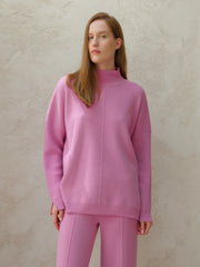 Cashmere Mix Maxi Turtleneck