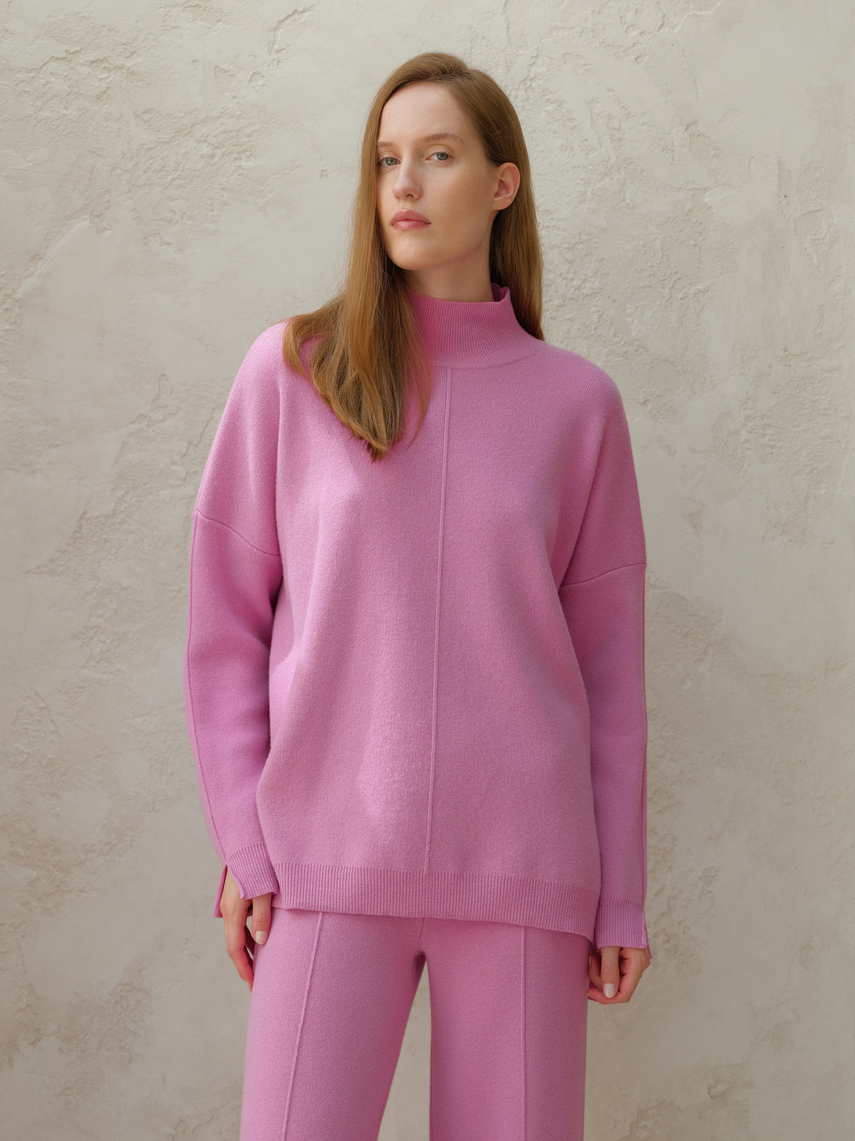 Cashmere Mix Maxi Turtleneck