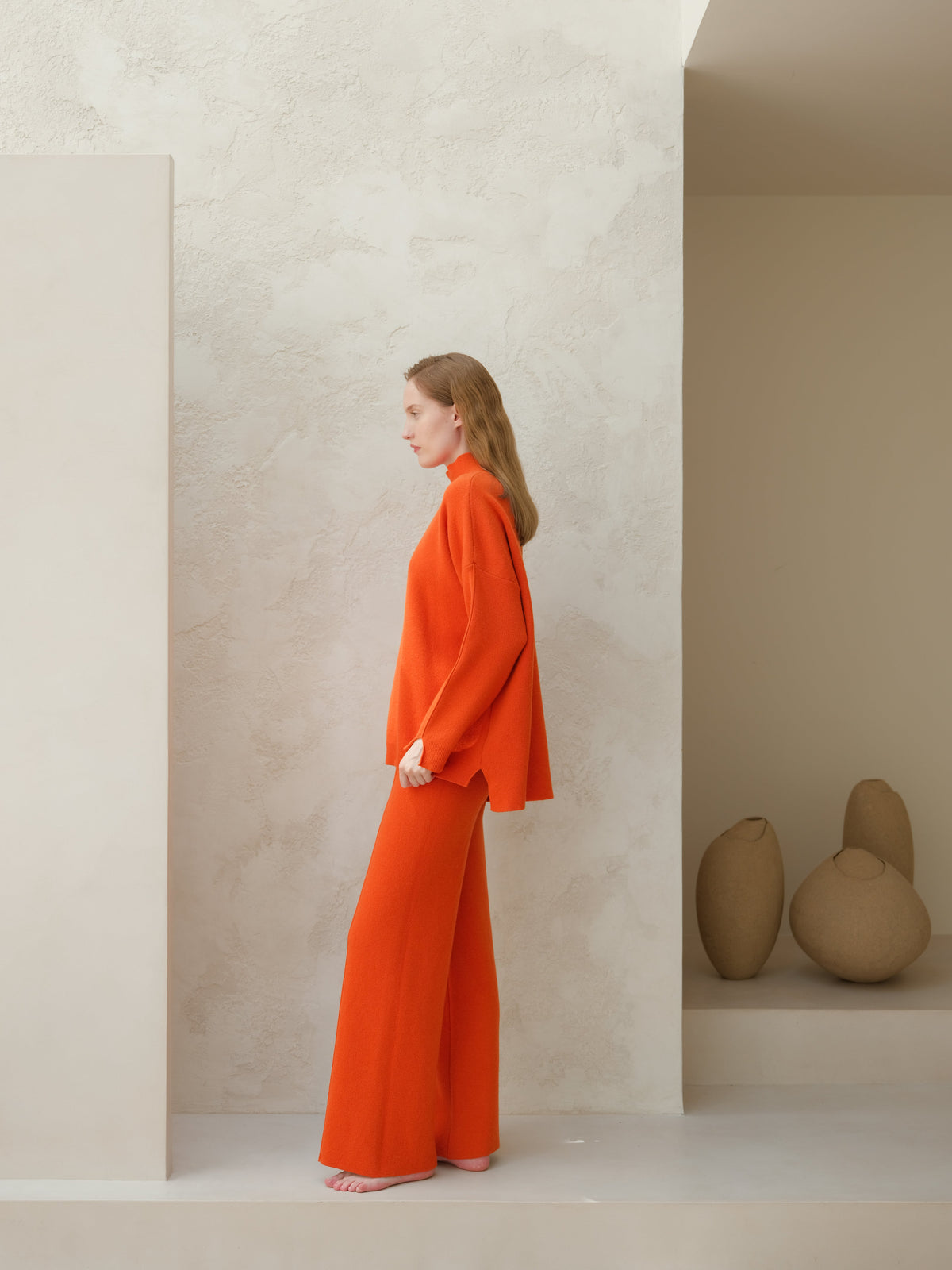 Cashmere Mix Maxi Turtleneck