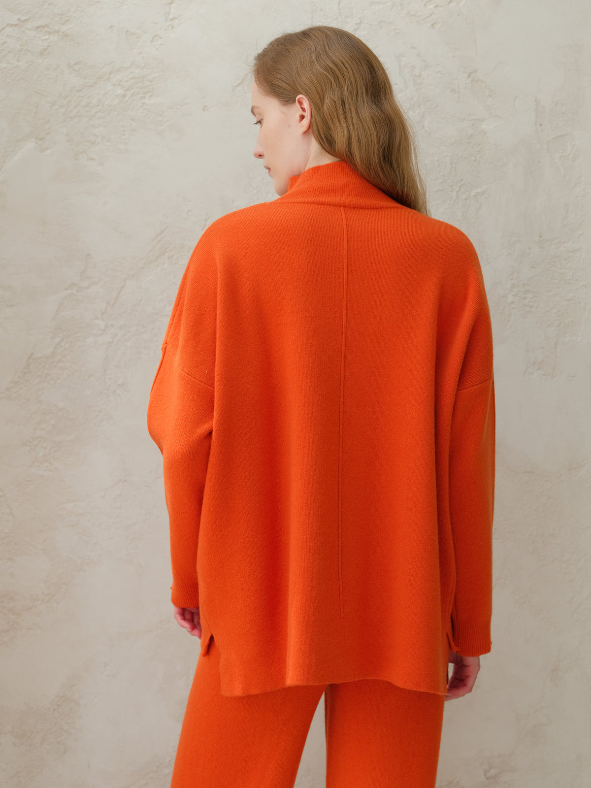 Cashmere Mix Maxi Turtleneck