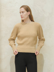 Cashmere Mix Raglan Sweater