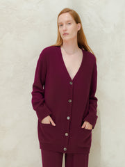 Cashmere Mix Maxi Cardigan