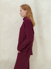 Cashmere Mix Maxi Turtleneck Sweater