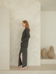 Cashmere Mix Maxi Cardigan