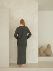 Cashmere Mix Maxi Cardigan