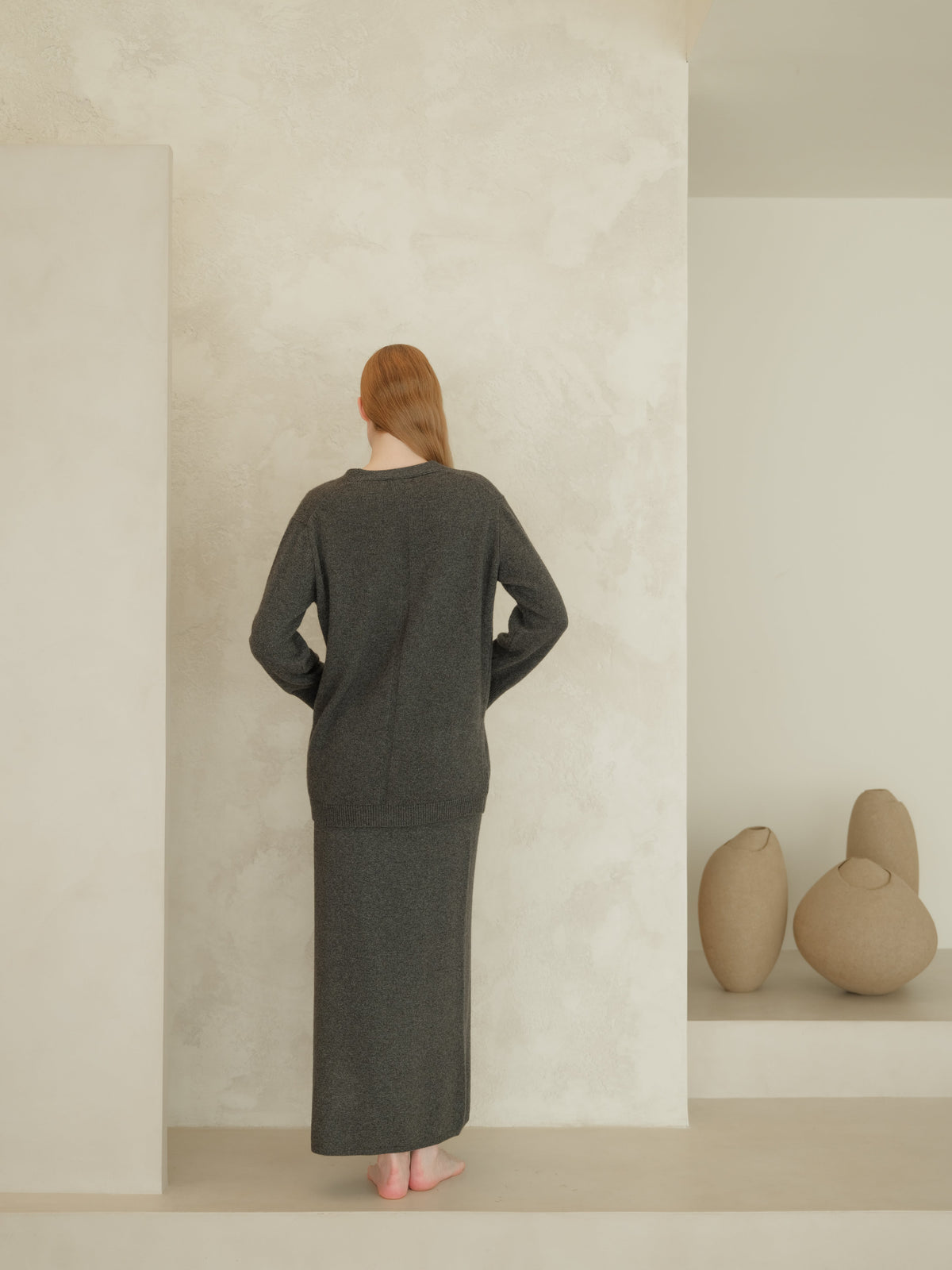 Cashmere Mix Maxi Cardigan