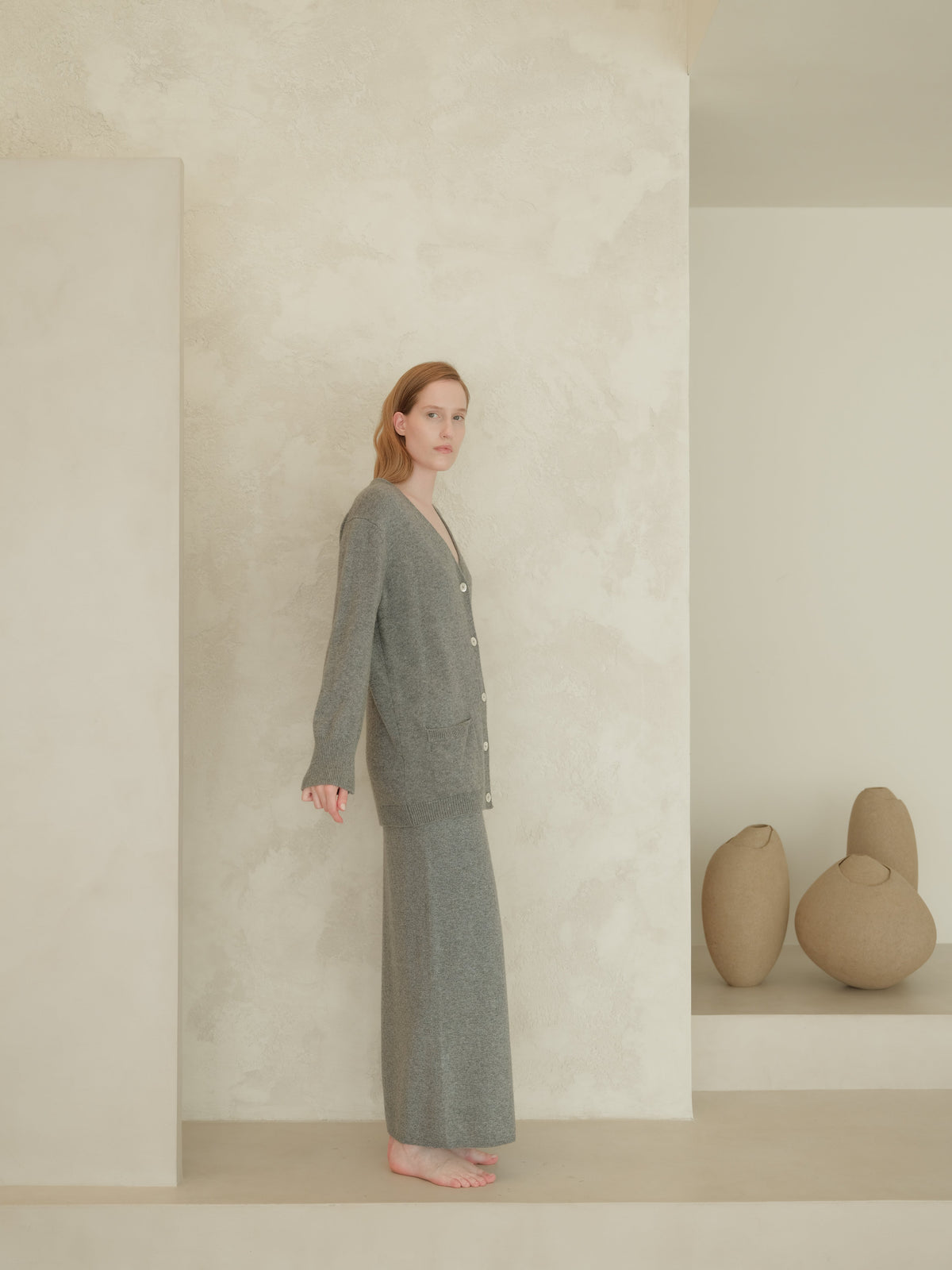 Cashmere Mix Maxi Cardigan