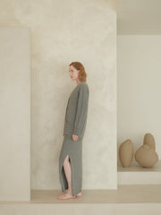 Cashmere Mix Maxi Cardigan