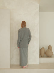 Cashmere Mix Maxi Cardigan