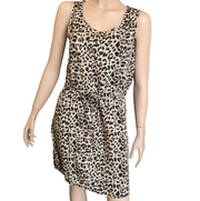 Astrolabio vestito da donna maculato CV8K 606 beige