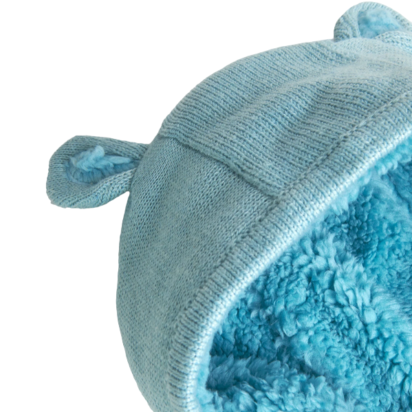Boboli Giacca in tricot per neonato con cappuccio 109123-2597 celeste