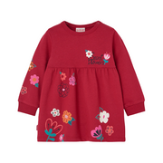 Boboli Vestito in felpa per neonato 209090-3761 rosso