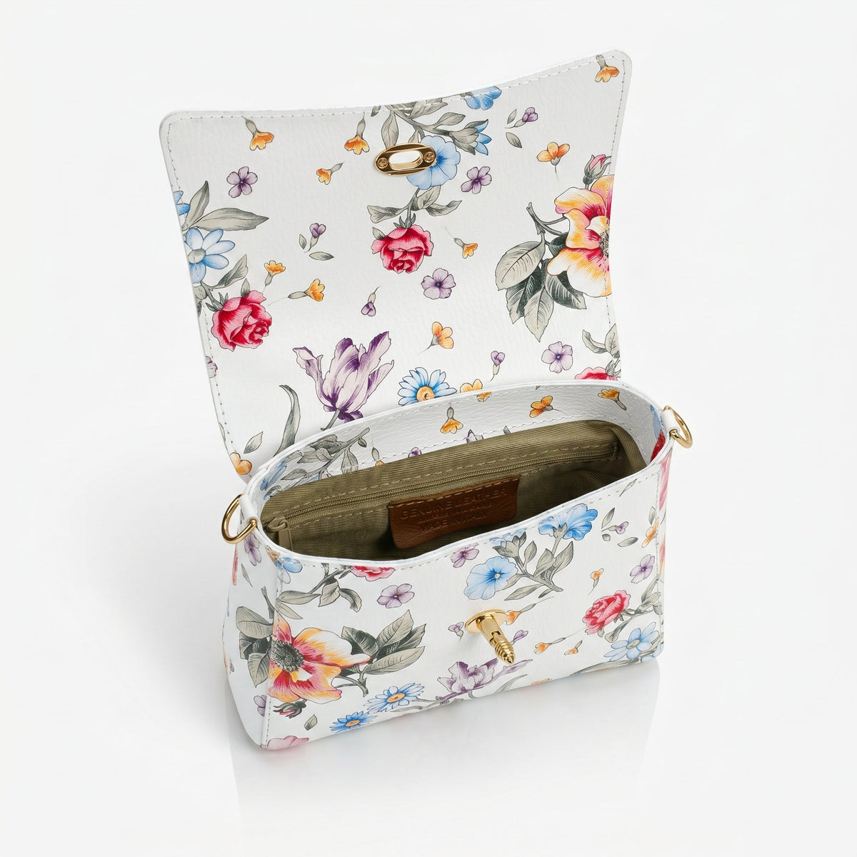 Ninfa Borsa Farfalla in Vera Pelle