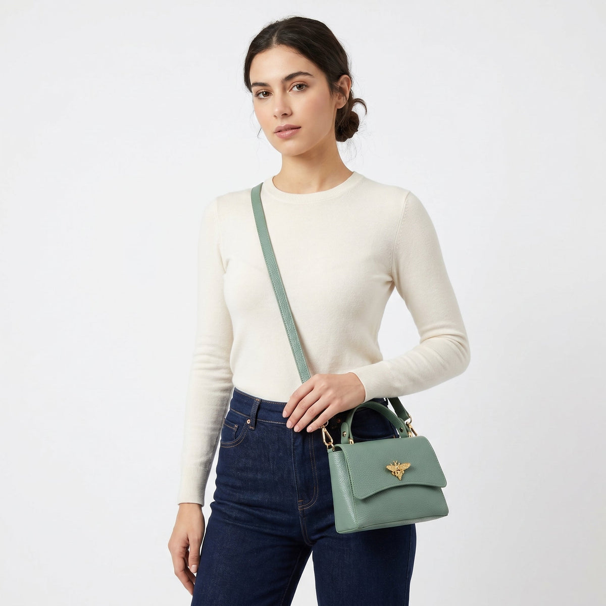 Vanessa Borsa Mini a Farfalla in Vera Pelle