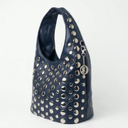 Silver Dot Borsa Media in Ecopelle
